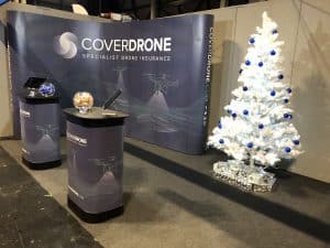Coverdrone Stand at Drone Show