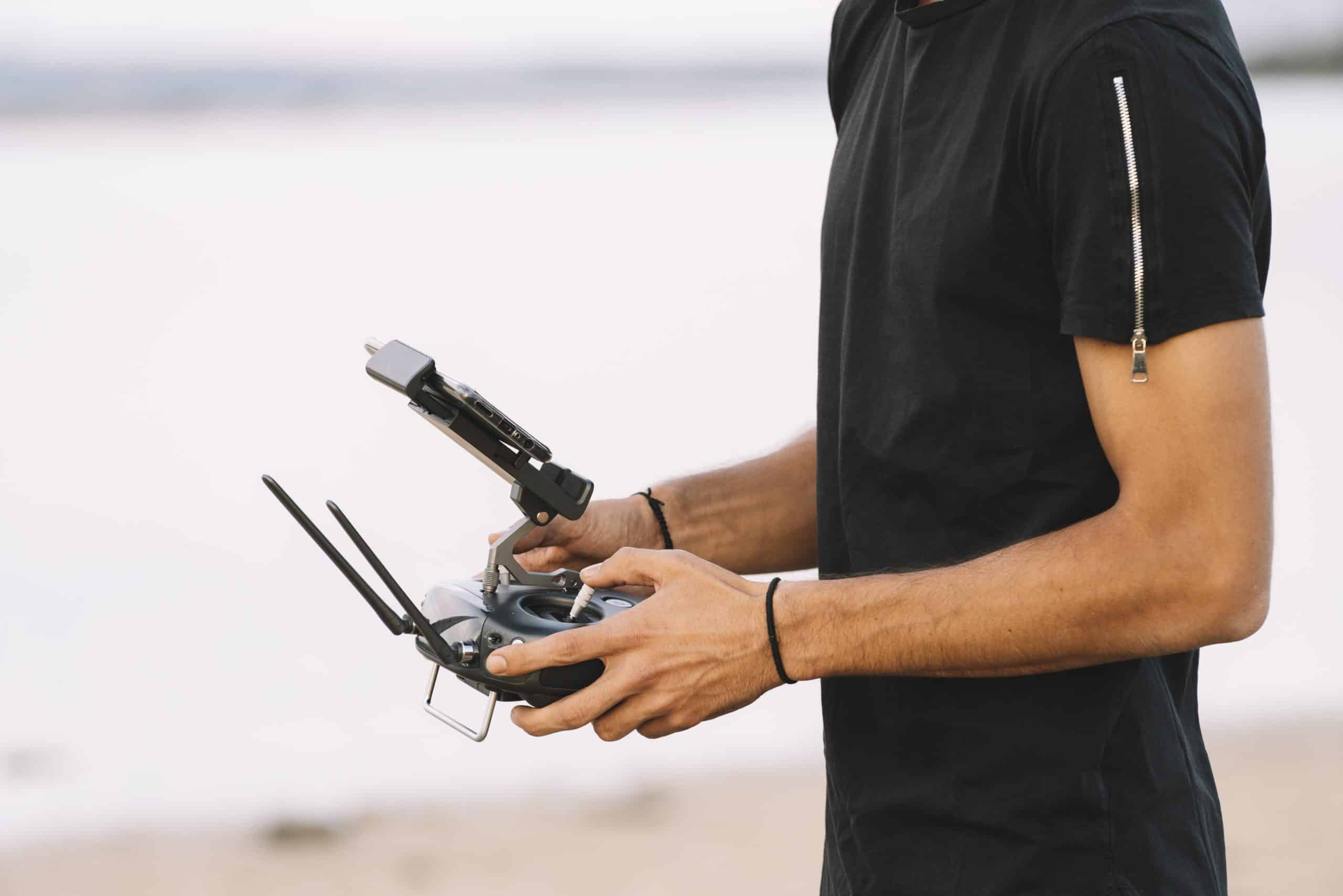 Drone Pilot Operating Drone - Coverdrone Australia