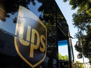 UPS Delivery Truck with Logo