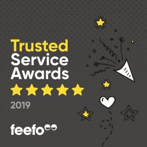 Feefo Gold Service Award 2019