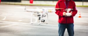 Drone Operator Taking Flight Examination