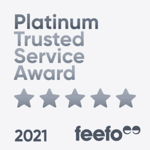 Feefo Platinum Trusted Service Award