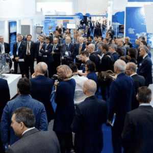 People attending DroneX Tradeshow and Conference at the ExCel, London, Uk