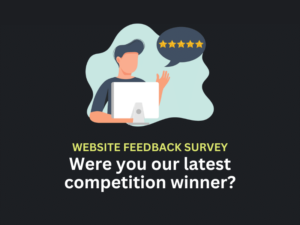 Website feedback survey competition winner