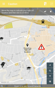 Screenshot of Flysafe App