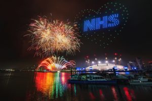 London New Years Eve NHS SKYMAGIC Drone Light Show