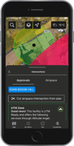 Intersecting flight plan