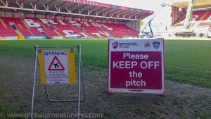 Warning Signs at Bristol Stadium