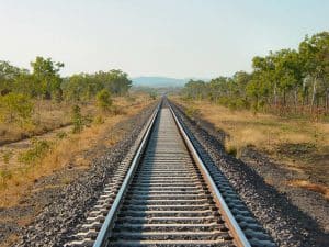 Railway Track in Countryside