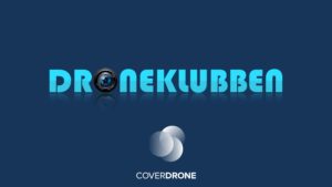 Dronkeklubben logo in partnership with Coverdrone