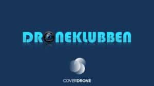 Droneklubben logo in partnership with Coverdrone