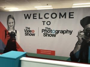 Photography Show 2019 Welcome Sign