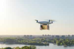 Drone Delivering Medical Supplies
