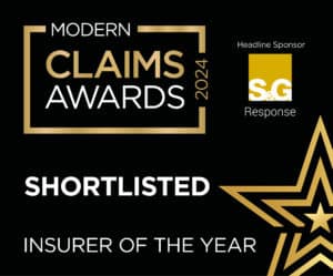 Modern Claims Awards 2024 shortlisted logo