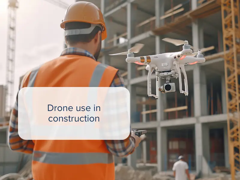 Drone use in construction