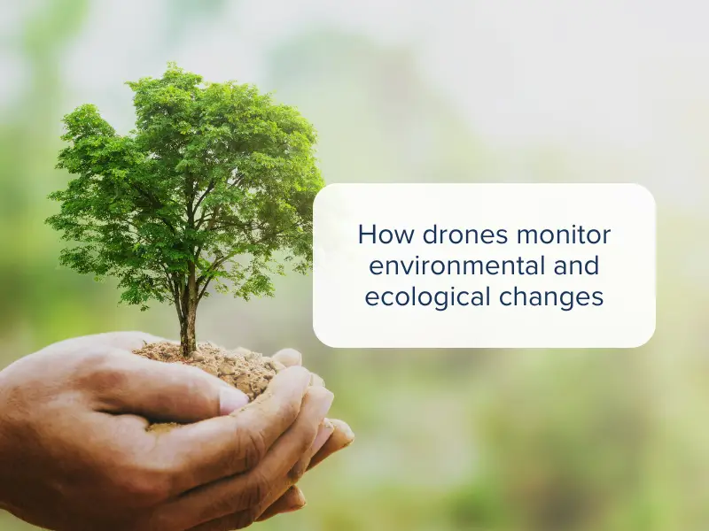 How drones monitor environmental changes