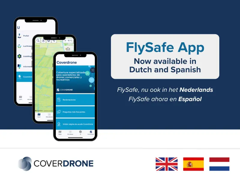 🇳🇱 FlySafe, nu ook in het Nederlands 🇪🇸 FlySafe ahora en Español