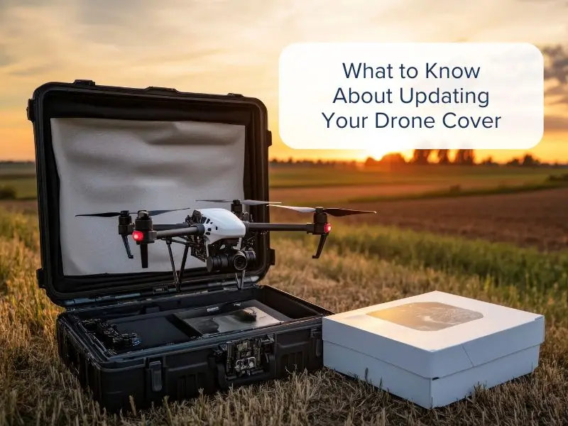 A new drone in a box, ready to be flown