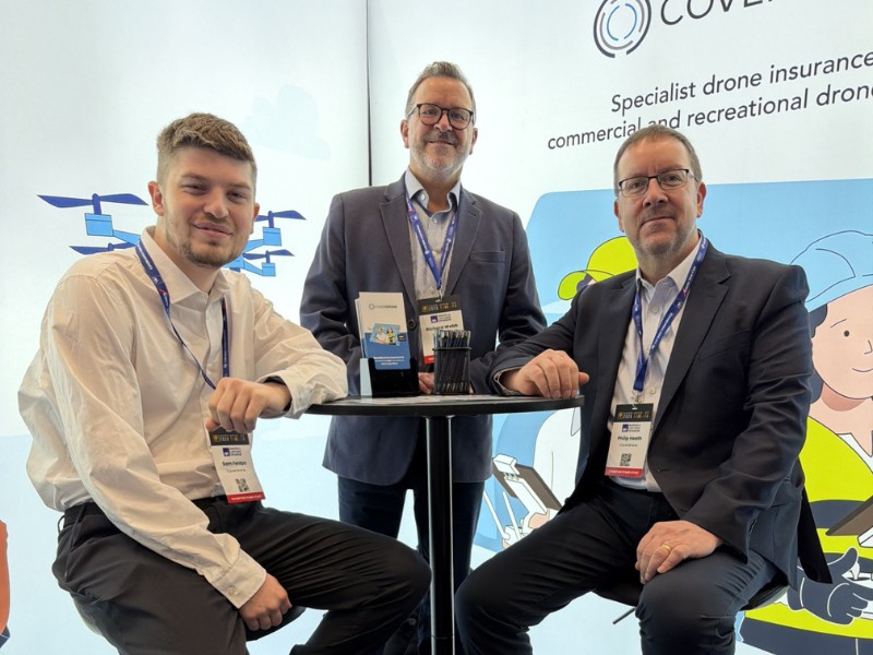 The Coverdrone Team at BIBA Conference 2026, the BIBA Scheme Provider for Drone Insurance