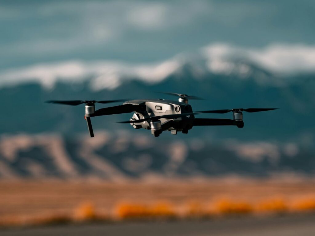 Drone in flight