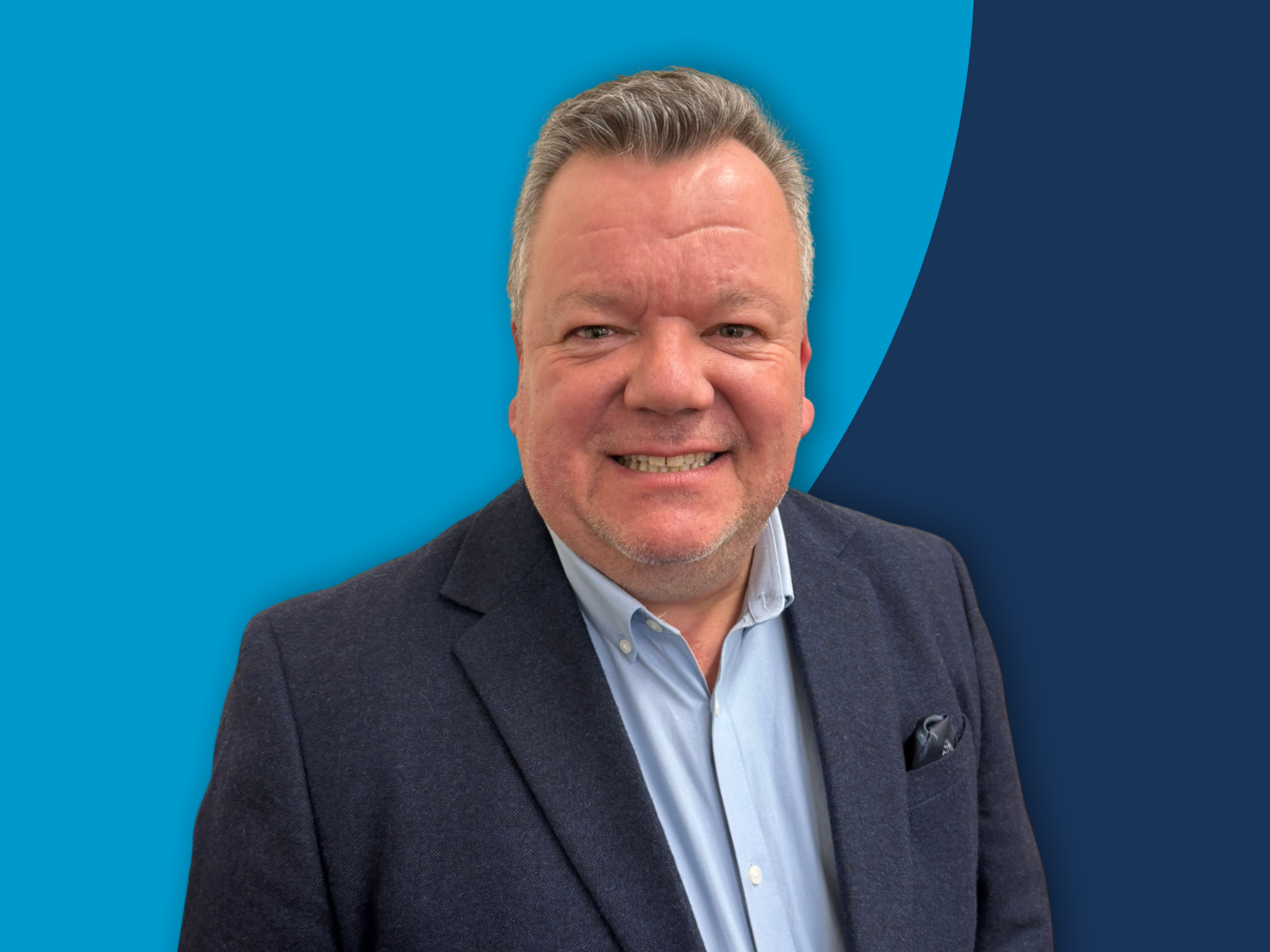 Headshot of Neil Jenkinson, New Sales and Distribution Adviser for Coverdrone