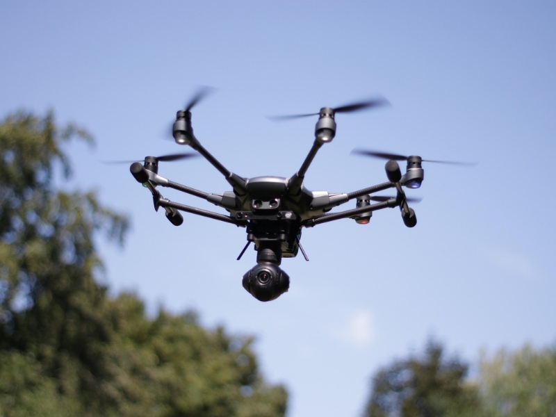 A sophisticated drone, showing the growing maturity of operations
