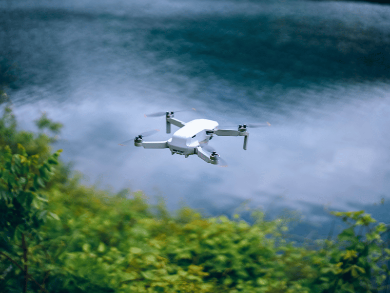 Drone being used to monitor the environment - Drone Environmental Monitoring