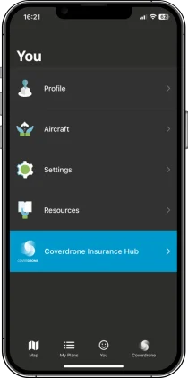 coverdrone-fly-safe-app-my-account